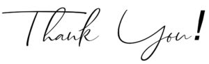 Thank You Header Thank You Header